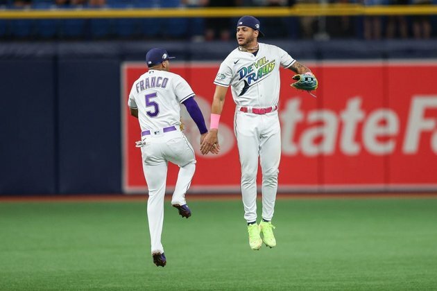 Rays ride 7-game win streak into rematch with Rangers