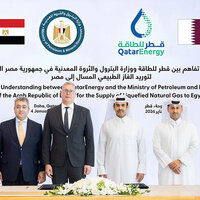 QatarEnergy, Egyptian Petroleum Ministry sign MoU to supply Egypt with LNG