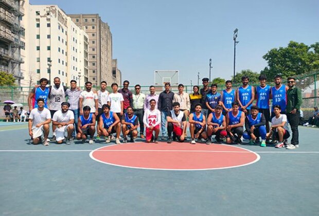 RICS SBE Shines on the Basketball Court: Secures Gold in Amity's Sangathan Sports Meet