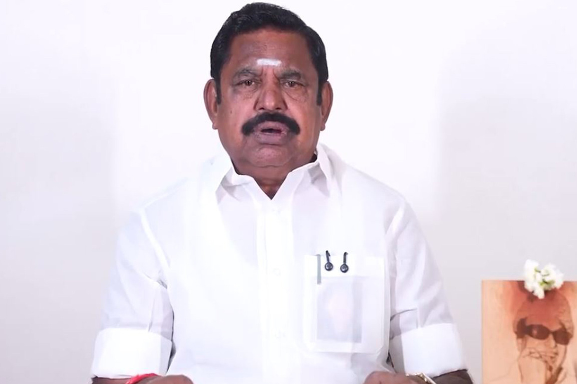 "Your vote is only weapon to protect your children": EPS in final poll appeal; alleges DMK govt turned TN into land of drugs, violence