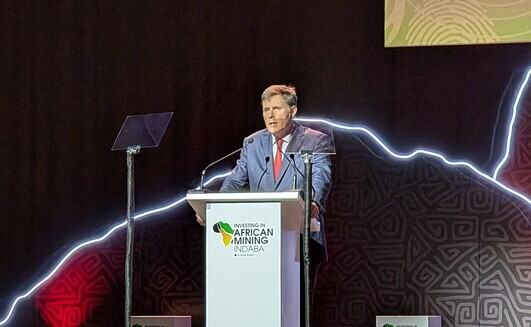 Anglo American chief executive Duncan Wanblad at Mining Indaba 2026