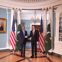 US Secretary of State Marco Rubio meets Pakistani Deputy PM Ishaq Dar