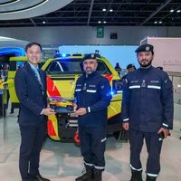 'K2', Abu Dhabi Civil Defence launch smart 'RAAD' vehicle at GITEX Global