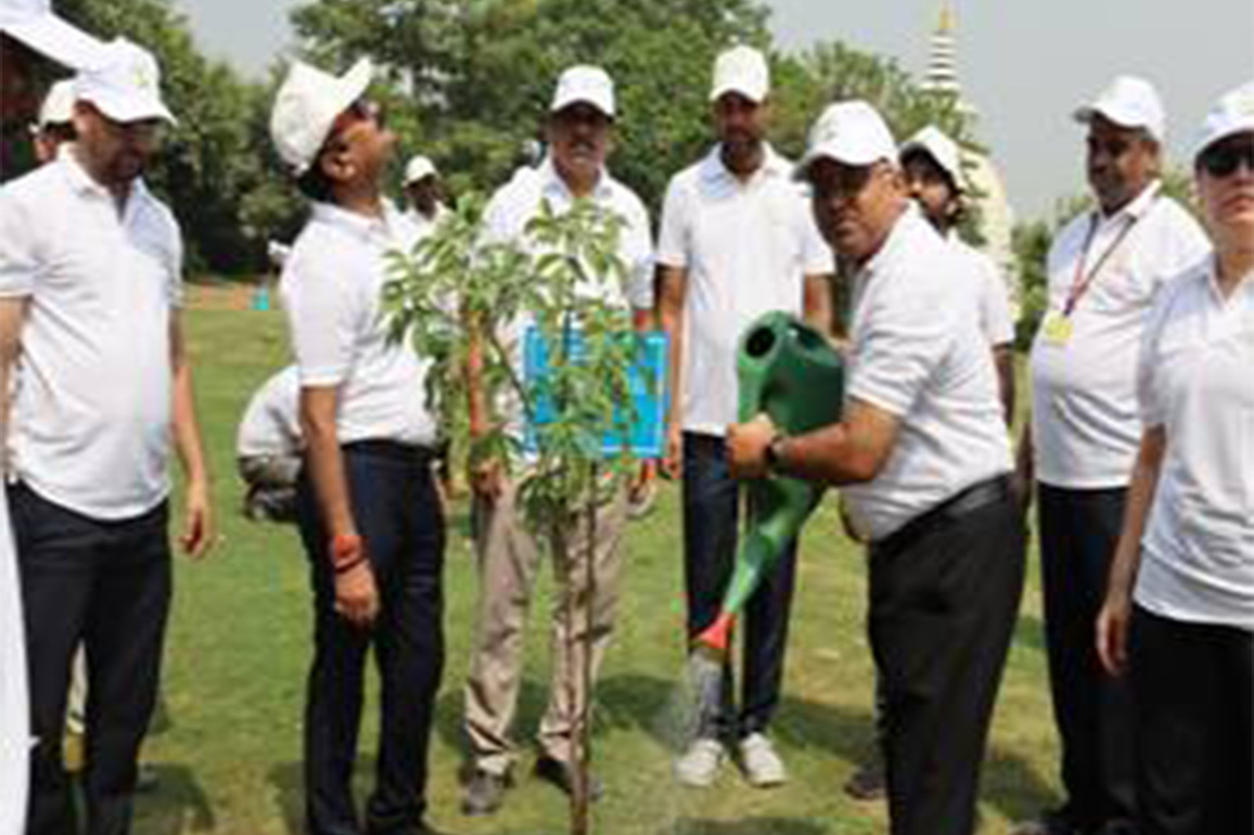 Delhi: Ministry of Coal launches 'Ek Ped Maa Ke Naam' plantation drive at Indraprastha Park