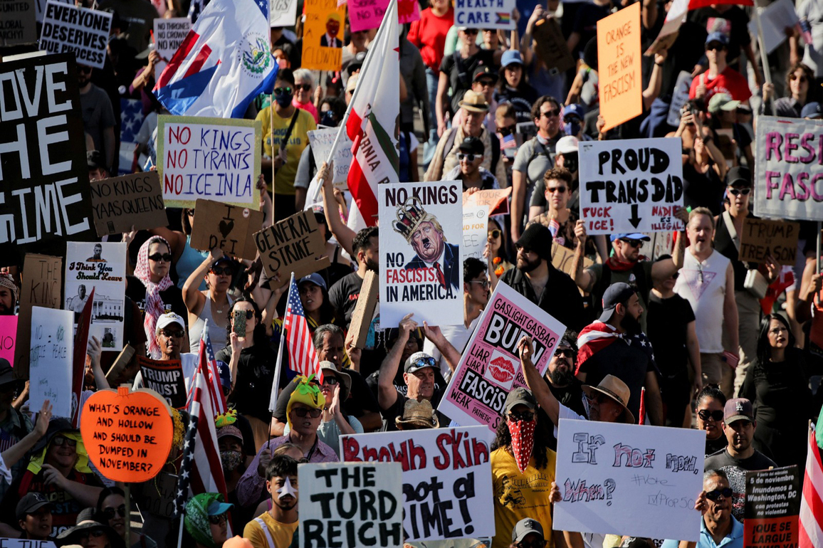 'No Kings' Protest: Millions show up against Trump's policies across US