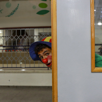 MIDEAST-GAZA CITY-ENTERTAINMENT-CHILDREN-CANCER