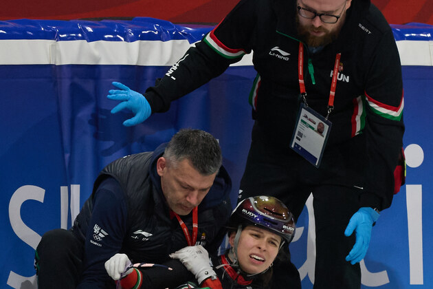 (SP)ITALY-MILAN-SHORT TRACK SPEED SKATING-ISU WORLD TOUR-WOMEN'S 500M