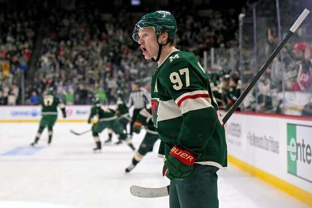 Kirill Kaprizov's hat trick lifts Wild, accelerates Red Wings' slide
