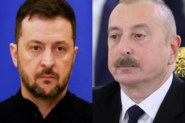 Zelenskyy, Azerbaijan President hold talks after Russian strike damages Baku's embassy in Kyiv