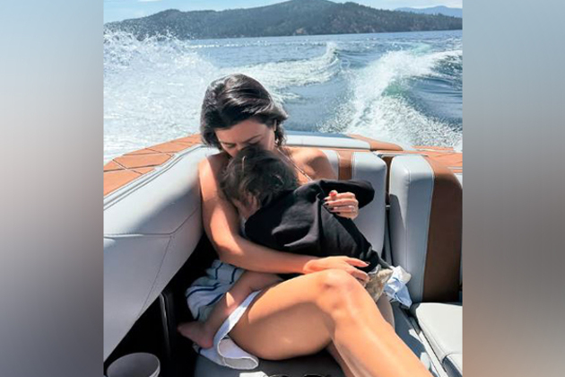 Kourtney Kardashian reacts to backlash over not putting 21-month-old son in life vest