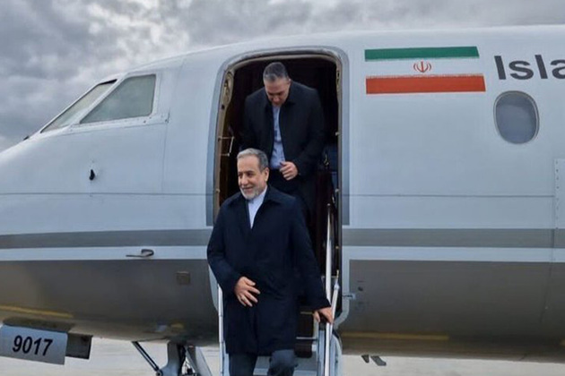 Iranian FM Araghchi arrives in Russia for talks with Putin amid regional peace push