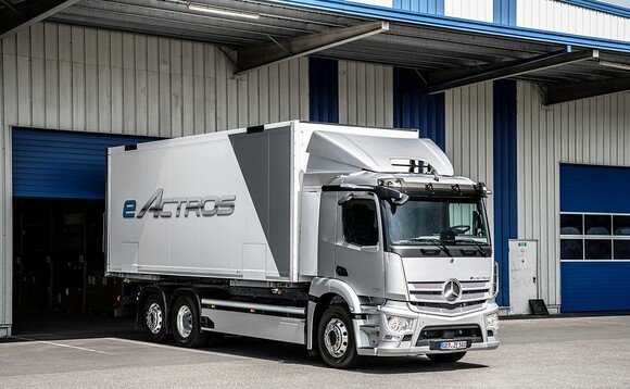The eAtros are available to delivery to UK customers from May 2022 | Credit: Mercedes-Benz Trucks UK