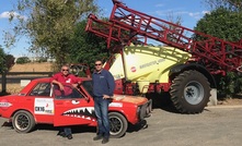  Hardi Australia is part of the Beyond Bitumen Rally with this 1972 Datsun 1600. Picture courtesy Hardi.