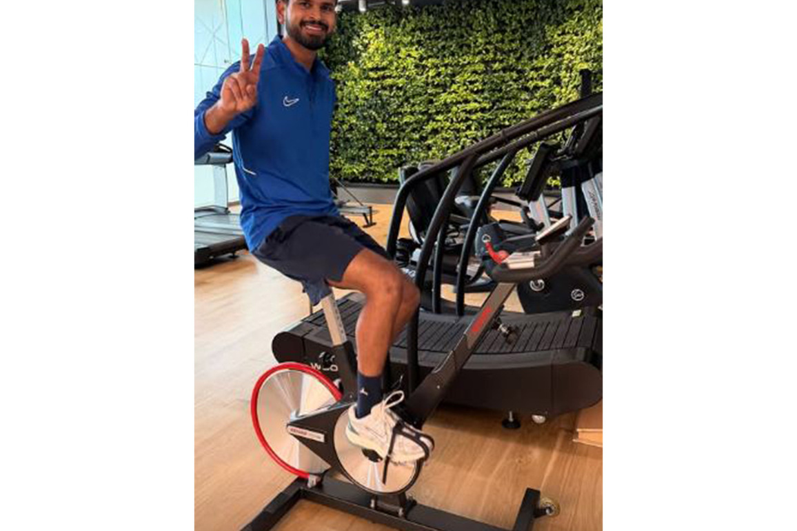 Positive signs for Team India as injured Shreyas Iyer starts training