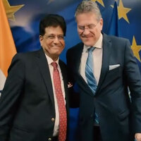 Piyush Goyal meets with European Commissioner for Trade and Economic Security, discusses India-EU FTA