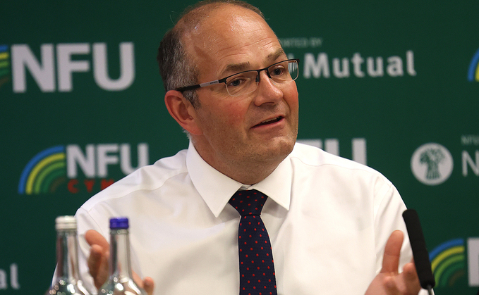 NFU president Tom Bradshaw will be leading this year's conference which heads back to Birmingham ICC this week