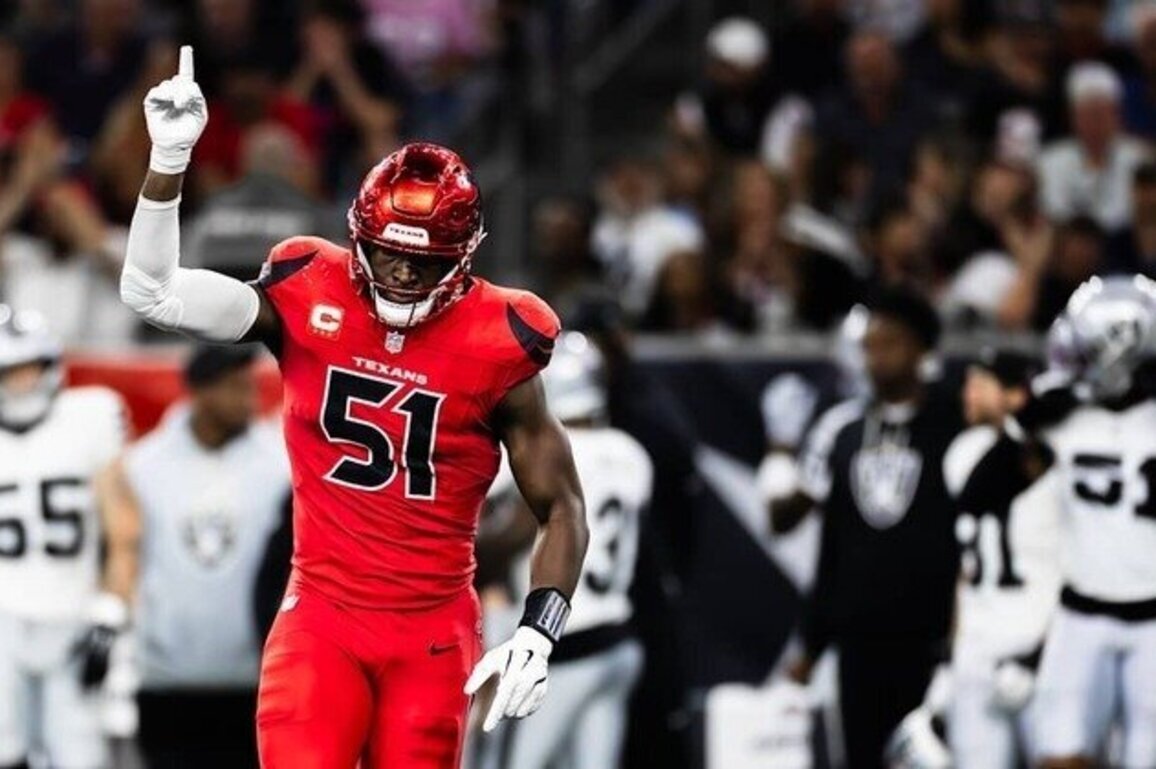 HOUSTON TEXANS SIGN ALL-PRO DE WILL ANDERSON JR. TO EXTENSION