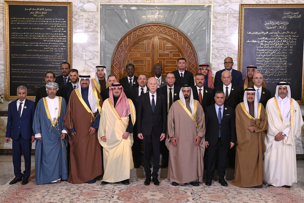 TUNISIA-TUNIS-PRESIDENT-ARAB INTERIOR MINISTERS COUNCIL-MEETING