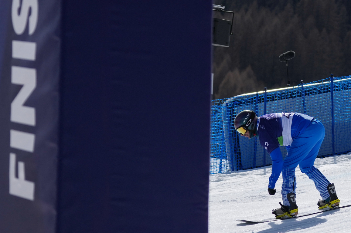 (SP)ITALY-CORTINA D'AMPEZZO-PARALYMPIC WINTER GAMES-PARA SNOWBOARD-MEN'S BANKED SLALOM-LL2