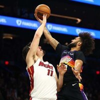 Heat beat travel logistics, Suns for road victory