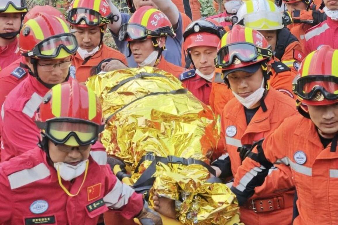 Another survivor pulled from rubble by Chinese rescuers in quake-hit Myanmar city Mandalay