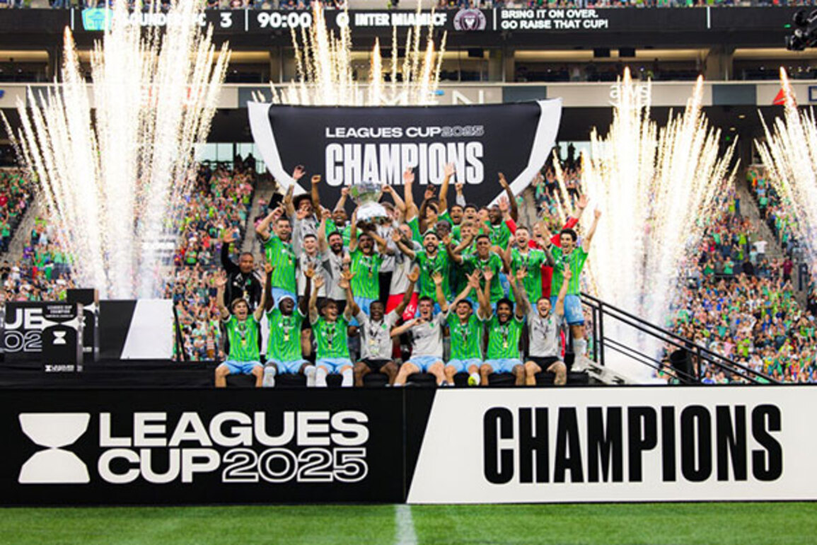 Chaos ensues at Lumen after Seattle Sounders thump Messi's Inter Miami to lift Leagues Cup title