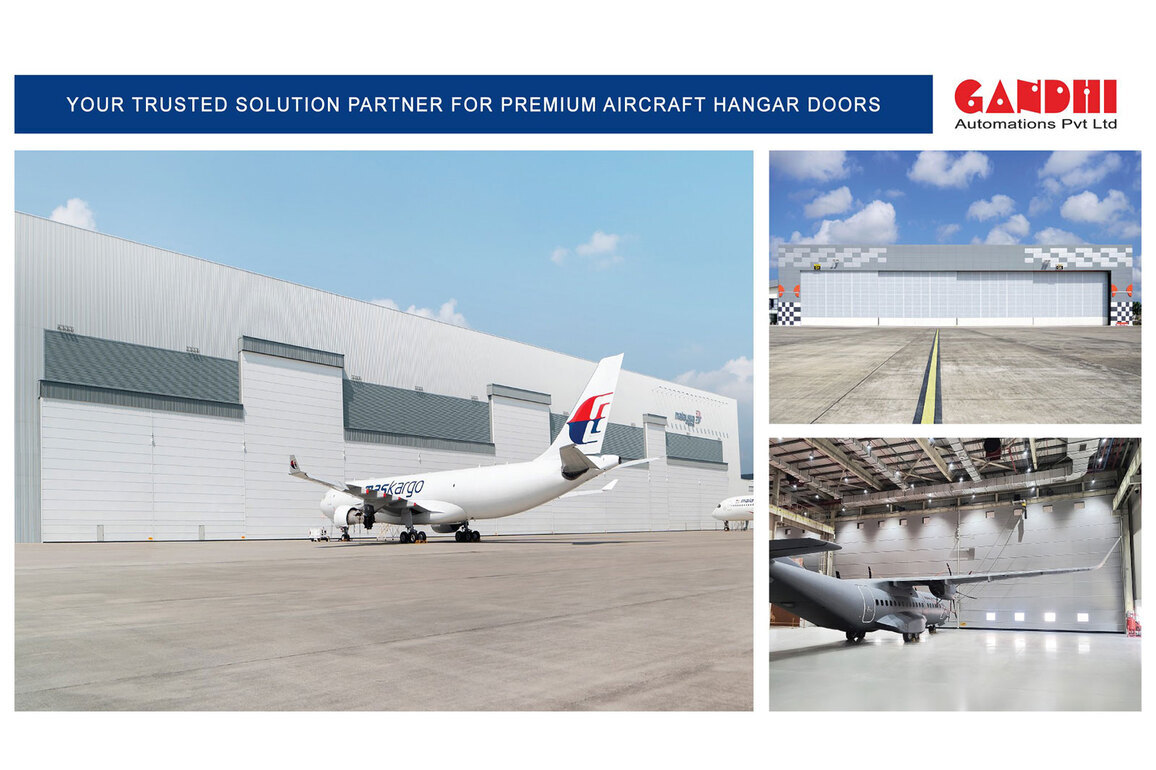 Gandhi Automations Strengthens Aviation Infrastructure with Advanced Aircraft Hangar Door Solutions