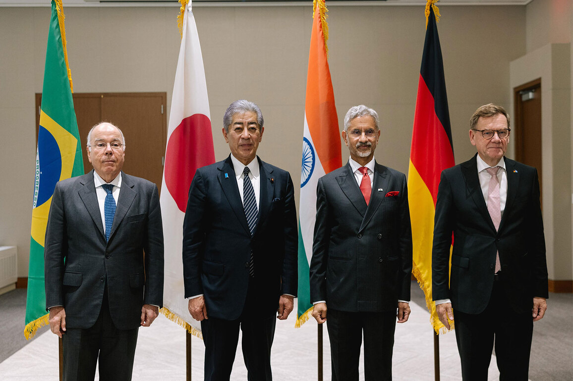 G4 Foreign Ministers discuss UNSC reforms, need for greater global representation in Security Council