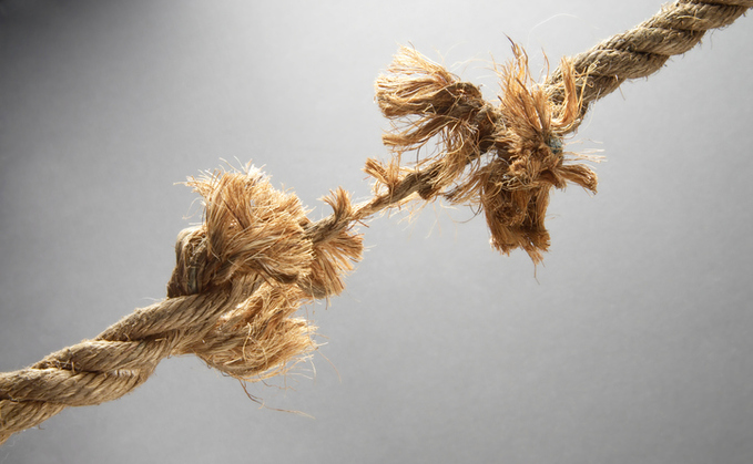 Hanging by a thread Hanging by a thread