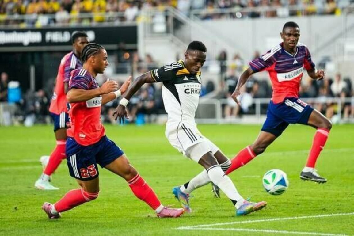 Revolution strike for two early goals and stun host Crew