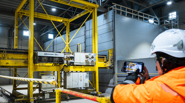 The curing chambers in Lipa-Betoni precast concrete factory 