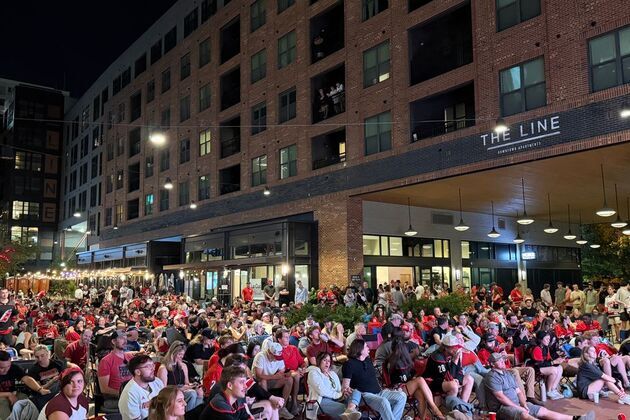 Canes fans flock to downtown Raleigh for dramatic Game 2 of the Stanley Cup Final