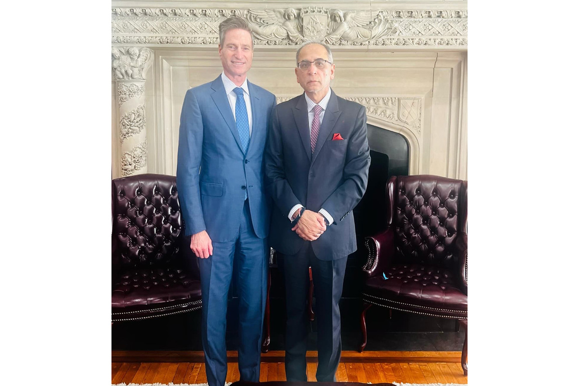 Ambassador Kwatra meets CEO Lockheed Martin, discusses India-US industrial cooperation