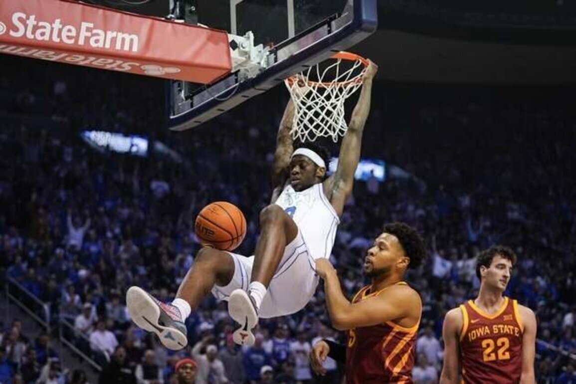AJ Dybantsa's near-triple-double lifts No. 23 BYU past No. 6 Iowa State