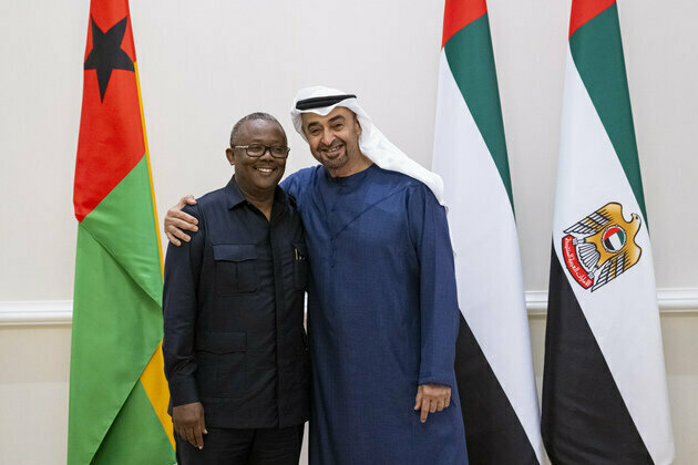 UAE President receives President of Guinea-Bissau
