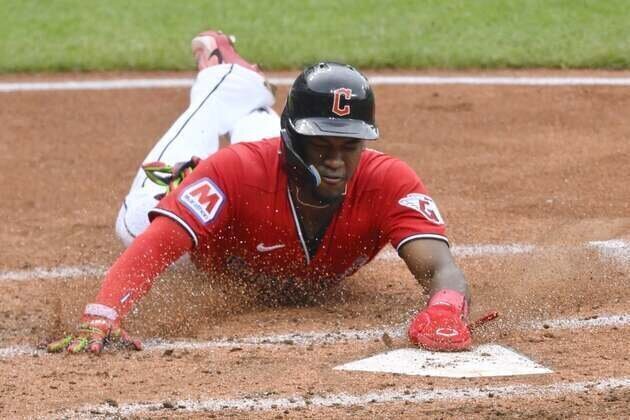 Angel Martinez helps Guardians rally past Reds