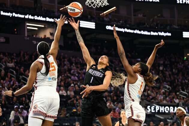 Juste Jocyte makes long-awaited debut in Valkyries' win over Sun