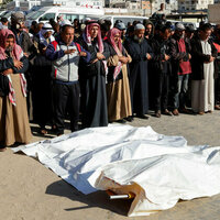 Five Palestinians martyred, dozens injured in Israeli strikes on Khan Yunis