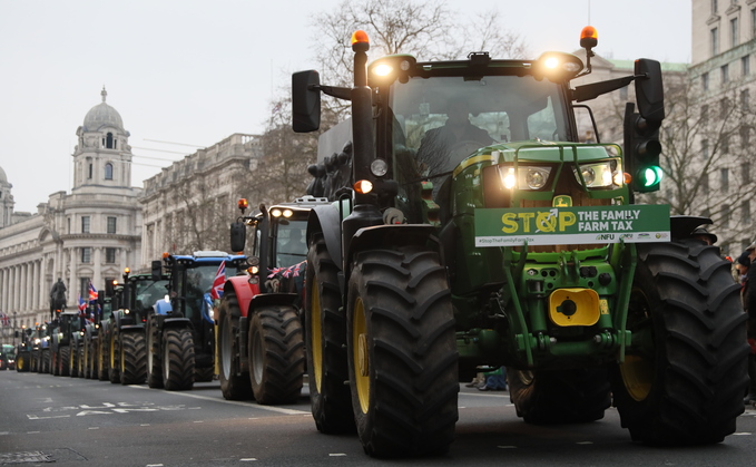 Farmers take fight for survival to Whitehall: "If farming goes down, everything goes down with it"