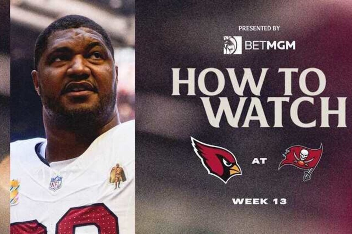 How To Watch: Cardinals at Buccaneers, Week 13
