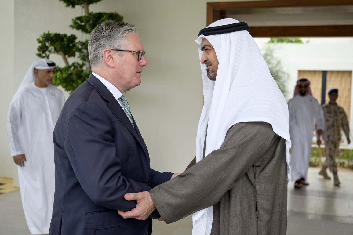 UAE-ABU DHABI-UK-STARMER-MEETING