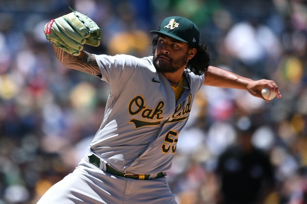 Sean Manaea fires six strong innings as A's rout Padres
