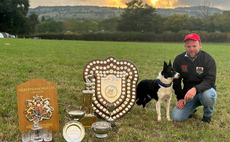 New International Sheepdog champions: Dewi Jenkins and Clywd Bob