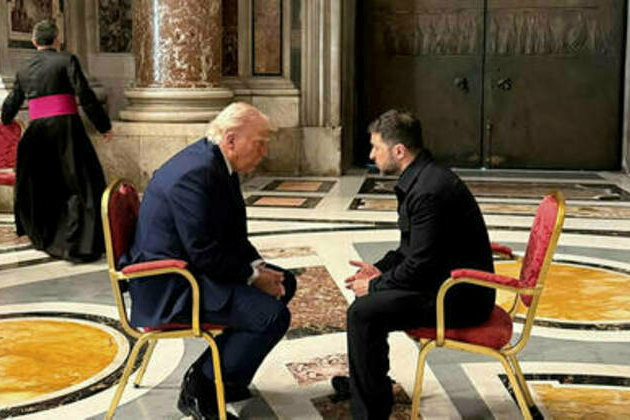 'Calmer' Zelensky requested 'more weapons' in Vatican - Trump