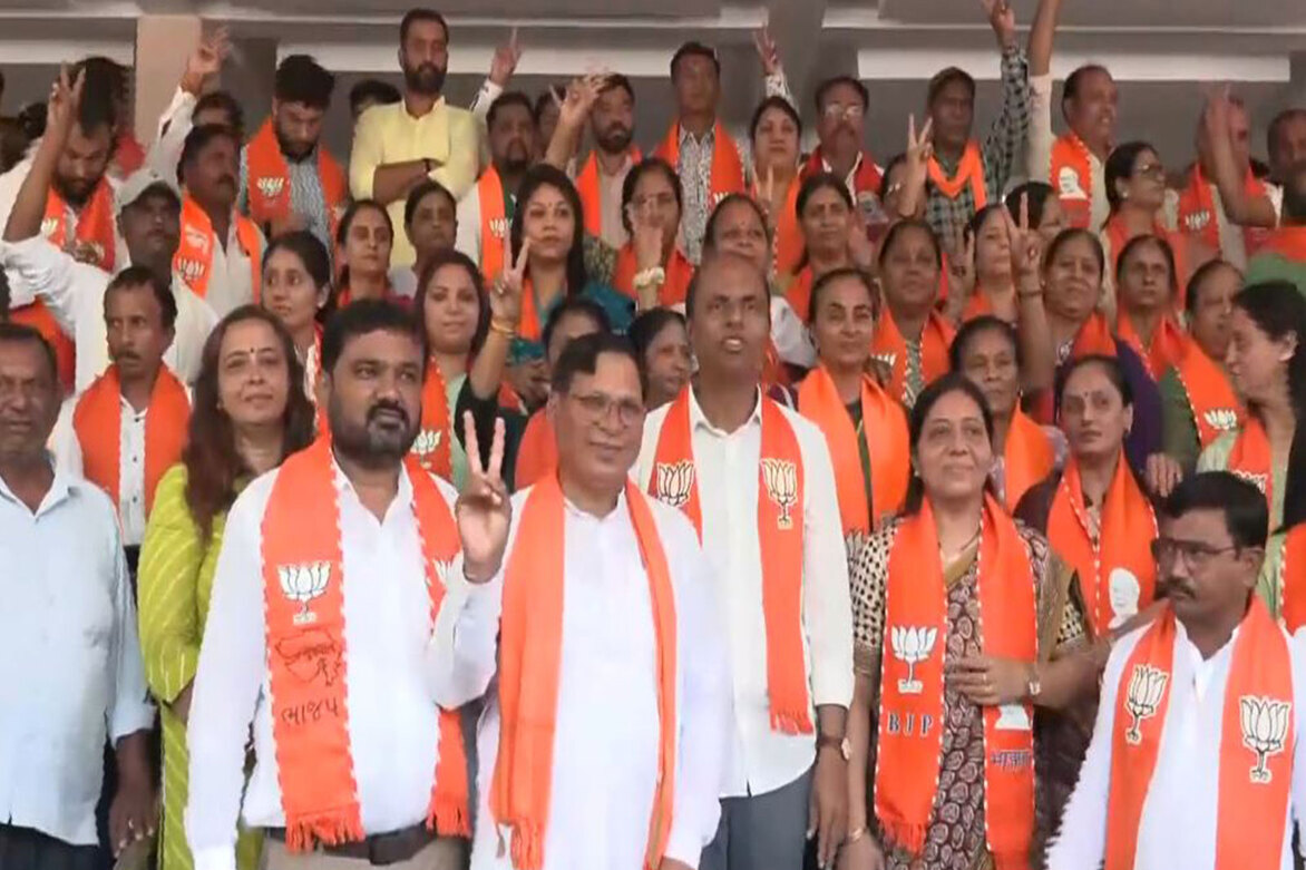 "Trust of people behind success": BJP celebrates landslide win in Gujarat local body polls