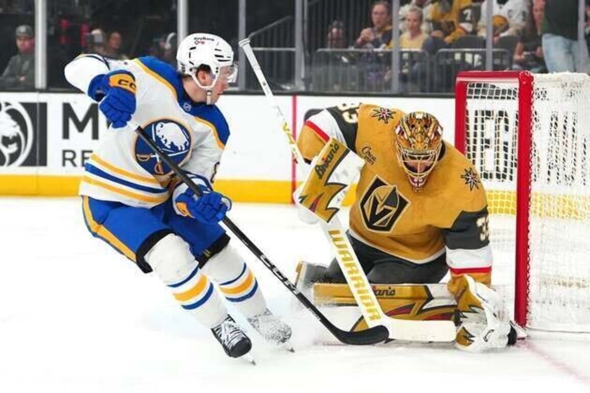 Ukko-Pekka Luukkonen, sizzling Sabres shut out Golden Knights