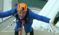 Champion's champion shoots down Spinnaker Tower