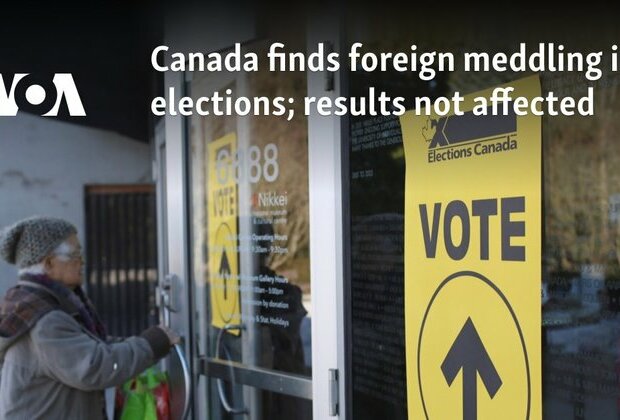 Interim report finds &#039;some interference&#039; in Canadian elections