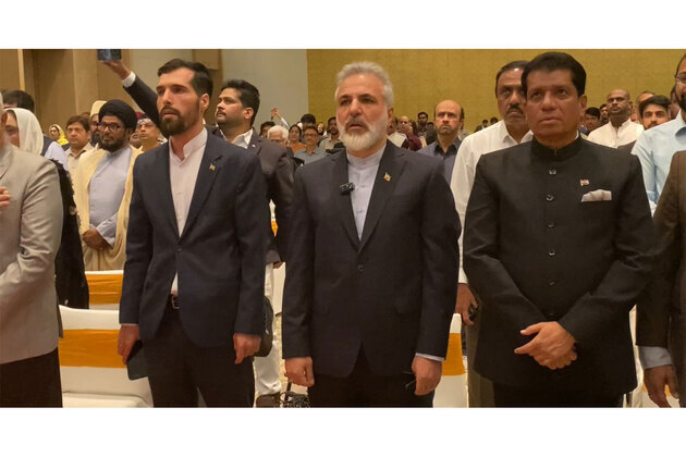 Iran's Consul General Hamid Ahmadieh celebrates 47th Iran National Day in Hyderabad