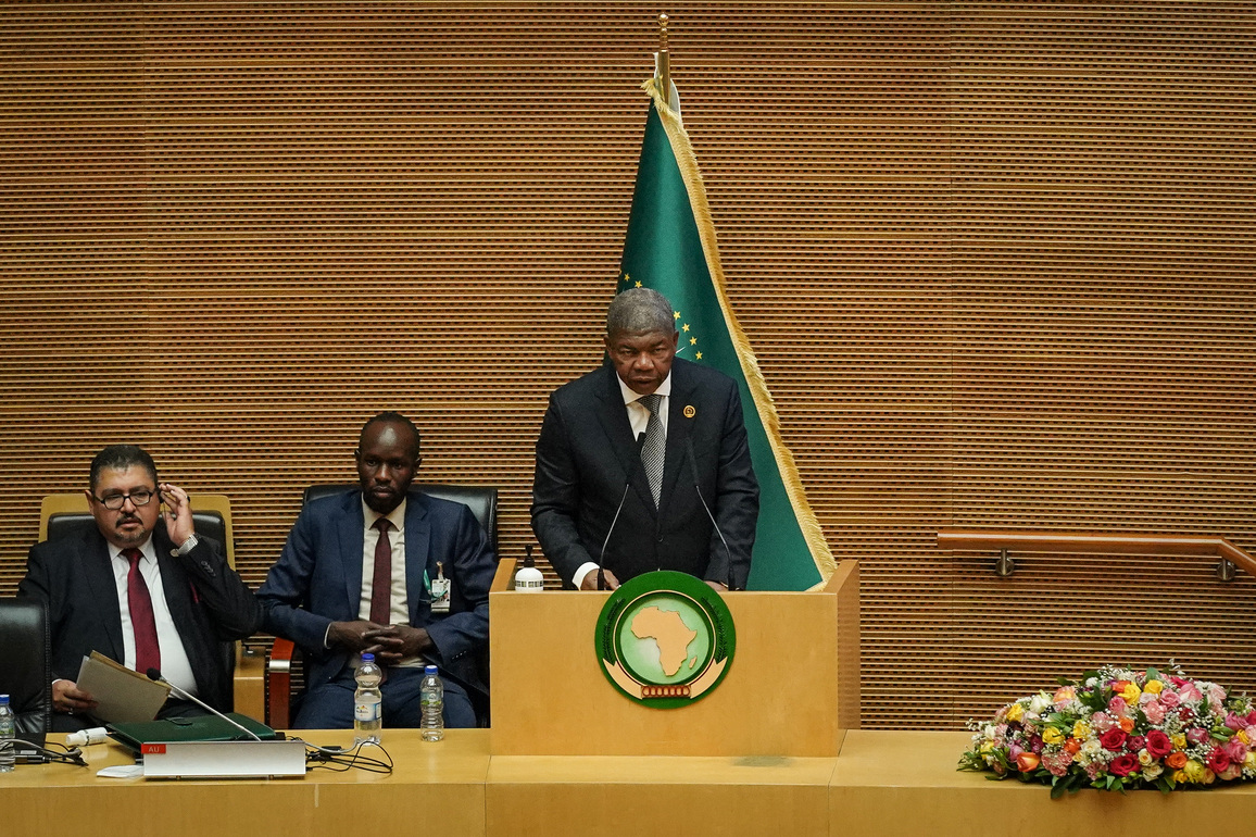ETHIOPIA-ADDIS ABABA-AU-ANGOLAN PRESIDENT-ROTATING AU CHAIRMANSHIP